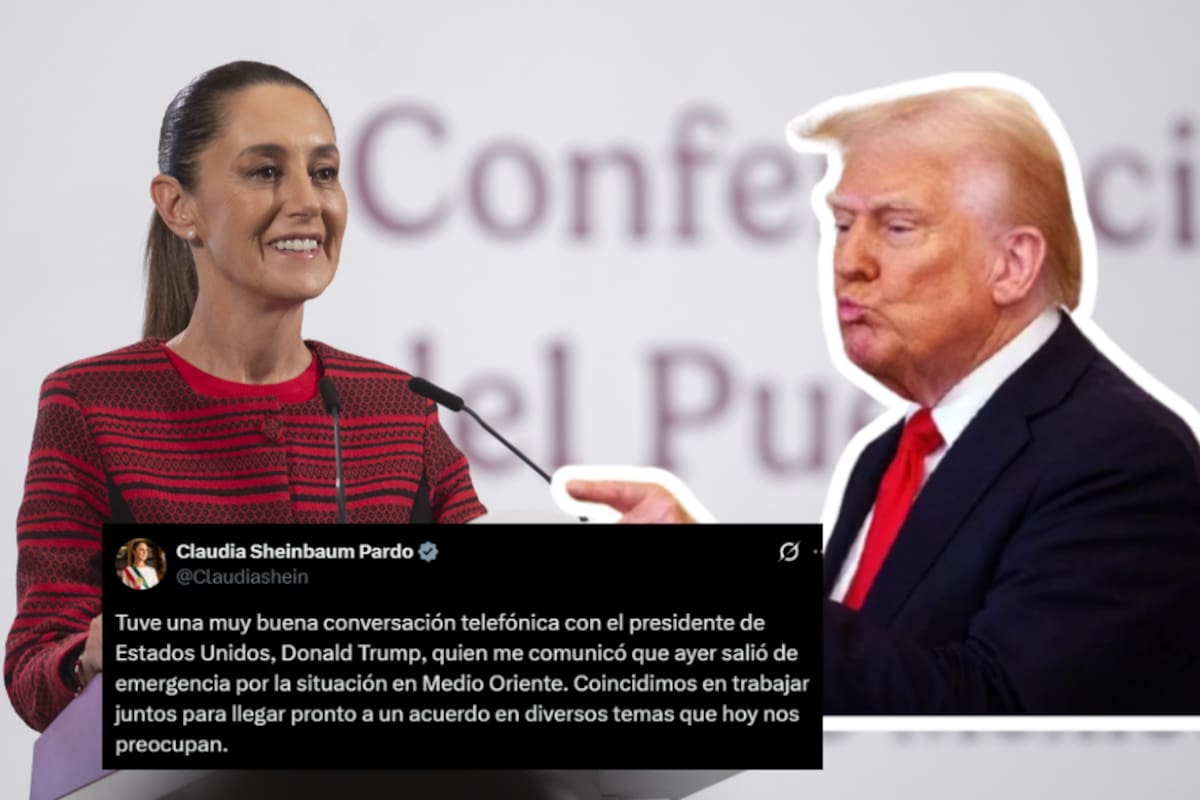 Trump cancela reunión con Sheinbaum por emergencia en Medio Oriente, pero mantienen contacto directo: “tuvimos una muy buena conversación”