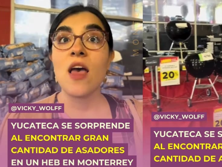“¿Por qué hay tantos asadores?”: Jóvenes yucatecos en Monterrey se sorprenden al ver decenas de asadores en los supermercados