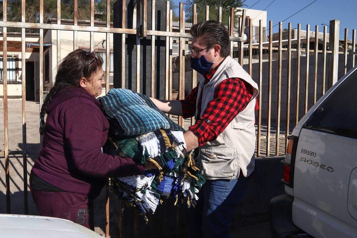 Llega calor del cobertón a las familias