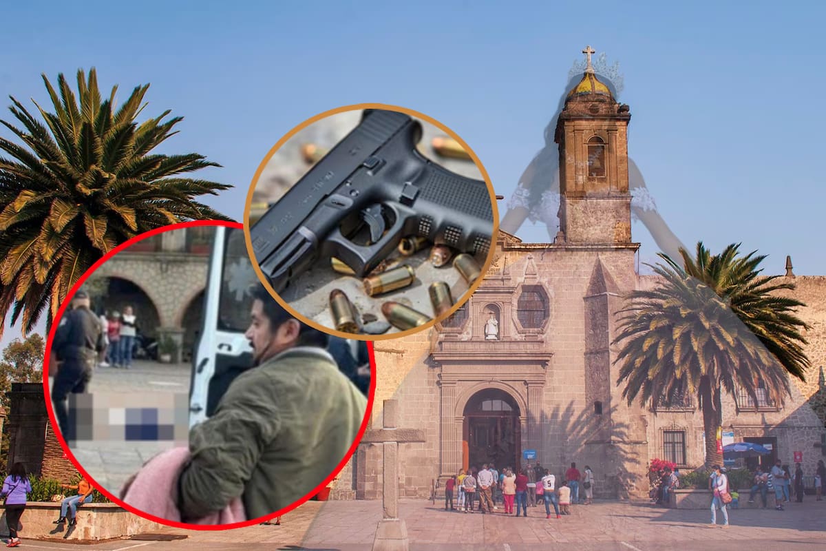 Balacera interrumpe XV años en la Basílica de los Remedios; hay un muerto y varios heridos