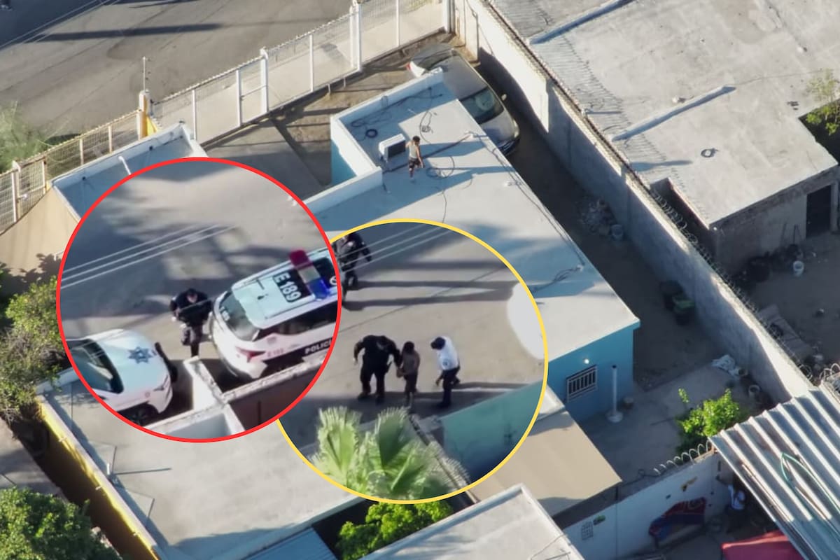 Con ayuda de un dron, arrestan a joven que presuntamente agredió y amenazó de muerte a su madre en Hermosillo
