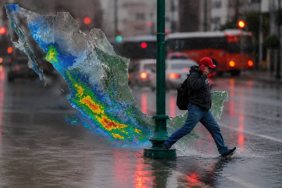 El frente frío 50 provocará lluvias, tormentas y descenso parcial de temperaturas en distintas regiones de México, pero la onda de calor continuará afectando varios estados con máximas superiores a los 45 grados. | Foto: Especial GH.