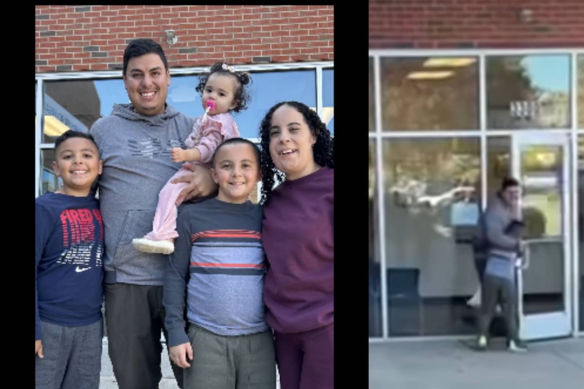 ¡Su esposa e hijos lo reciben! Migrante mexicano con leucemia crónica es liberado tras orden judicial (VIDEO)