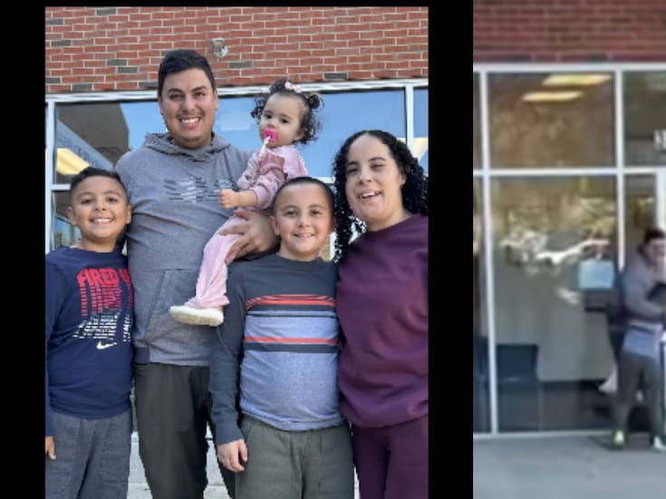 ¡Su esposa e hijos lo reciben! Migrante mexicano con leucemia crónica es liberado tras orden judicial (VIDEO)