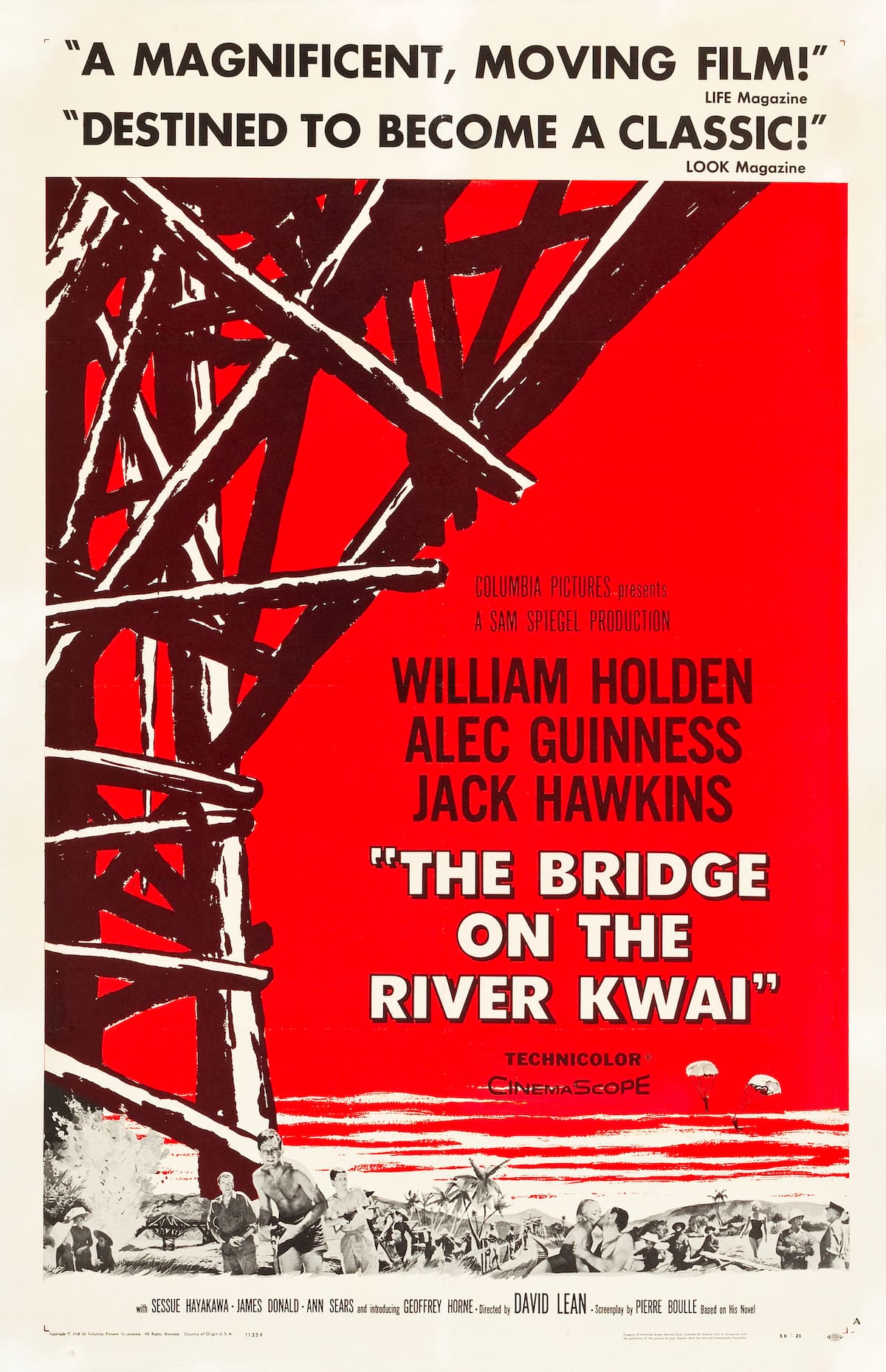 The Bridge on the River Kwai: coraje en tiempos de guerra. / Foto: Especial