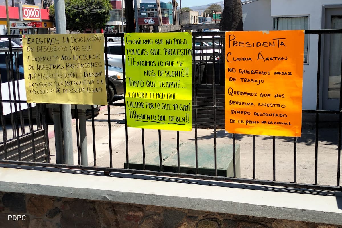 Reclaman ex policías descuentos