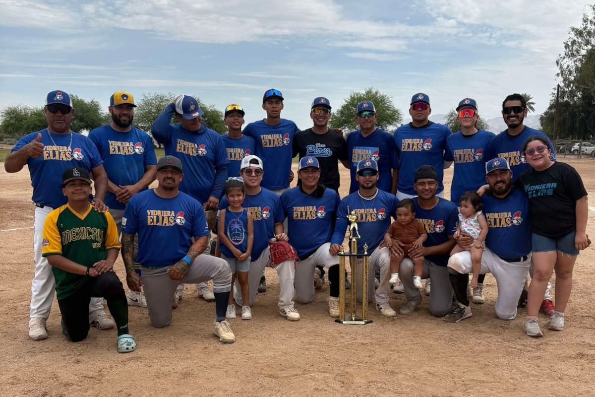 Vidriería Elías se coronó campeón en la Poniente
