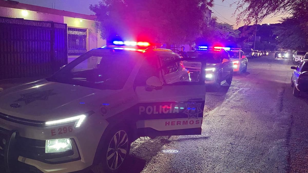 Detienen en Villas del Real, a hombre con droga tipo “crystal” y arma de fuego durante operativo policial en Hermosillo