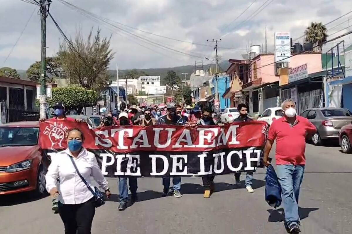 Trabajadores de la UAEM acuerdan iniciar huelga este martes