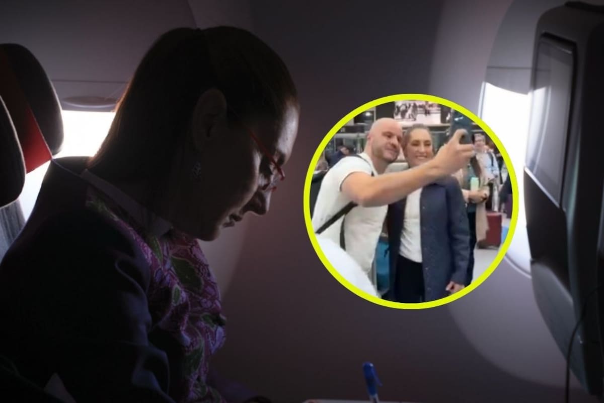 Claudia Sheinbaum llega a Madrid, recibe muestras de apoyo y se alista para participar en la cumbre internacional en Barcelona