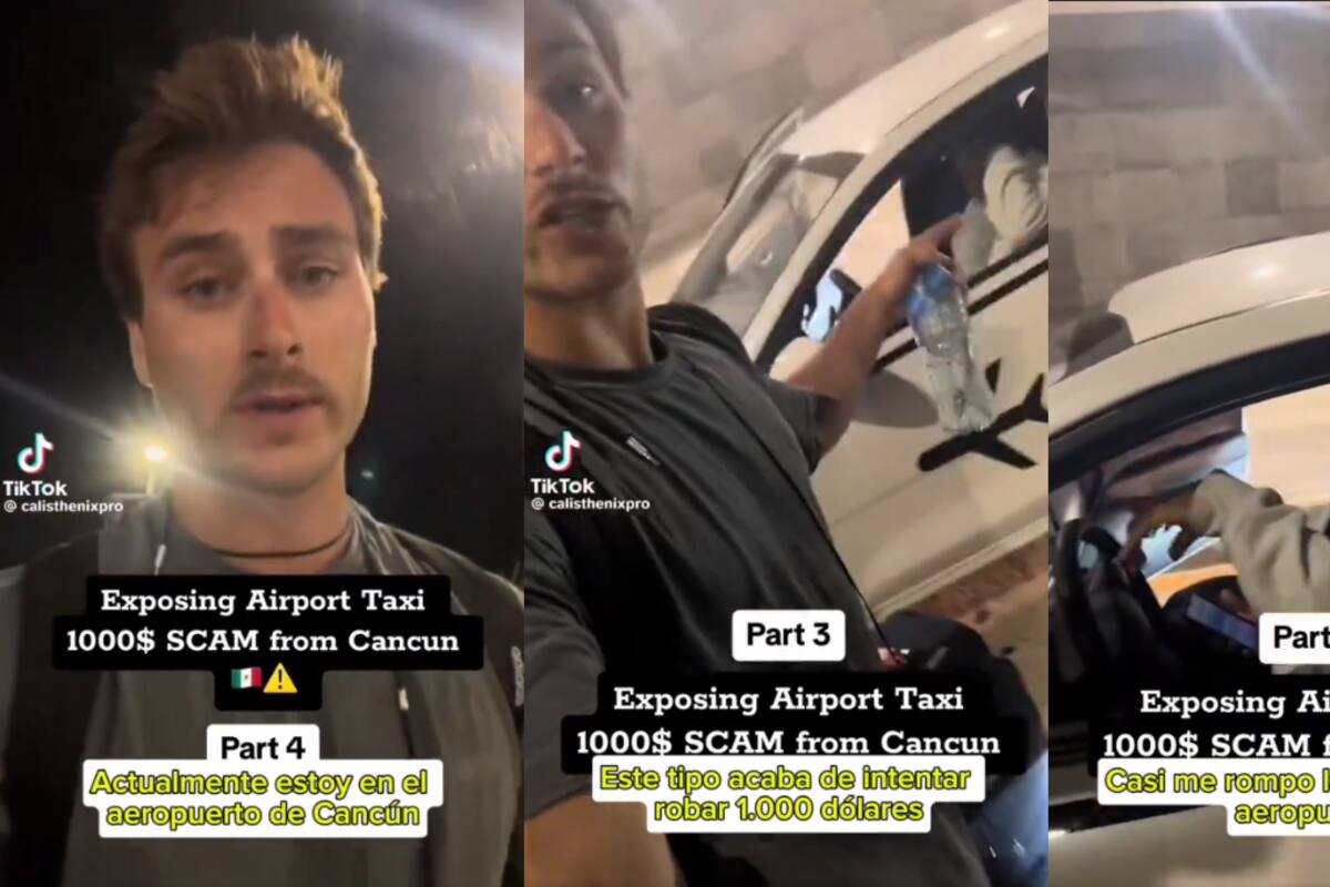 VIRAL: turista canadiense expone a un taxista en Cancún que le quiso cobrar mil dólares por el viaje