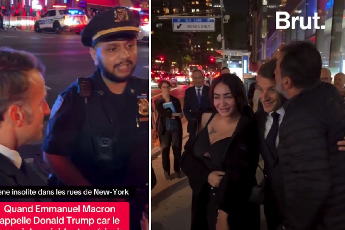 Video: Macron queda atrapado en el tráfico de Nueva York durante la Asamblea General de la ONU; el mandatario tuvo que caminar unos 30 minutos por las calles de Manhattan