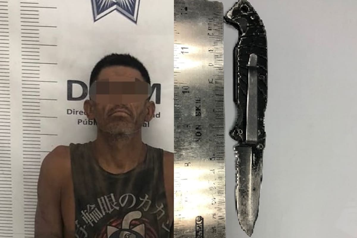 Armado con navaja tenía orden de aprehensión por allanamiento violento