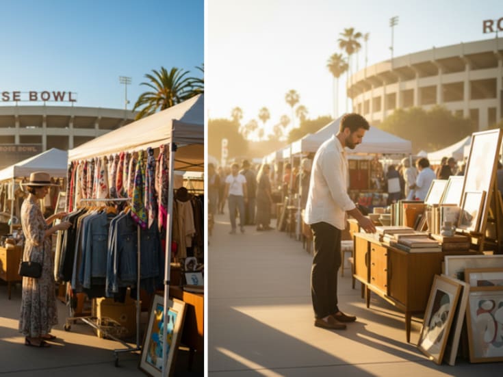 Visita el Rose Bowl Flea Market, uno de los mercados más famosos de California