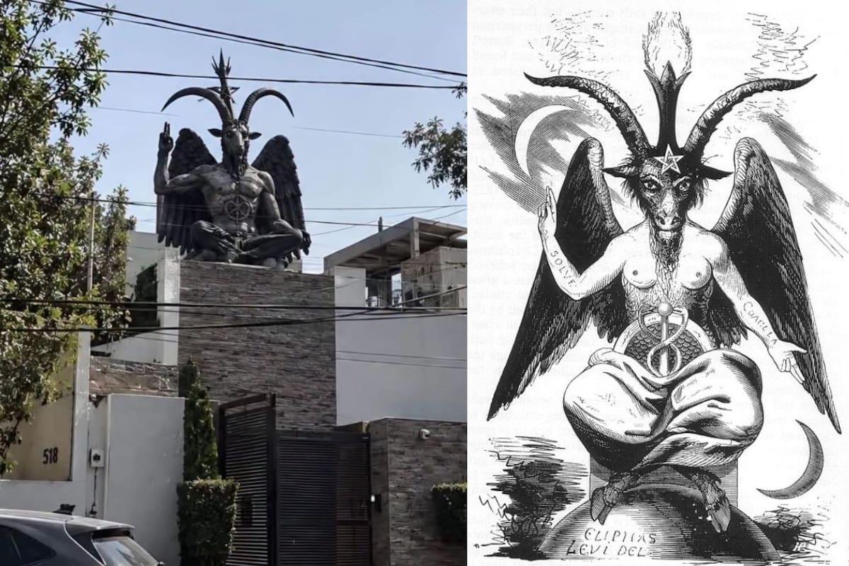 La historia de Baphomet, la figura asociada con los templarios que adquirió su imagen de cabra alada en el siglo XIX y reapareció en una supuesta escultura de la CDMX