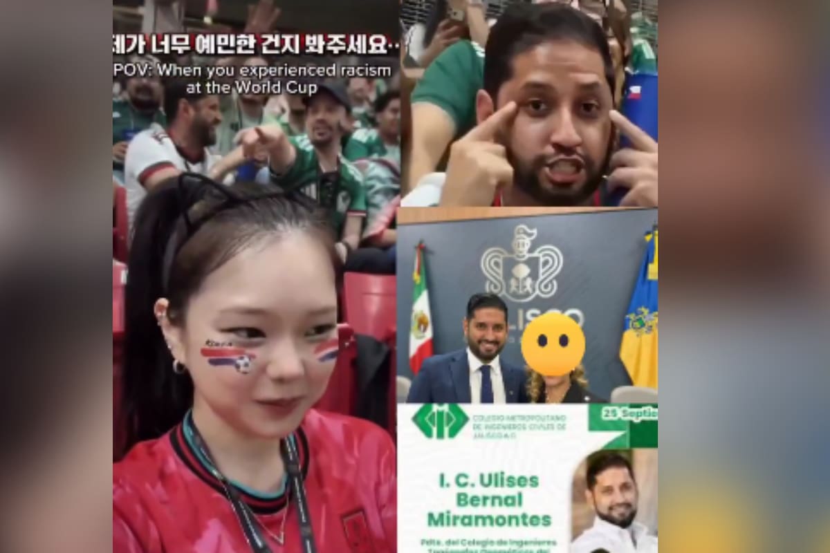 Identifican a mexicano denunciado por burla racista a influencer coreana durante partido del Mundial, pertenece a Colegio de Ingenieros en Jalisco