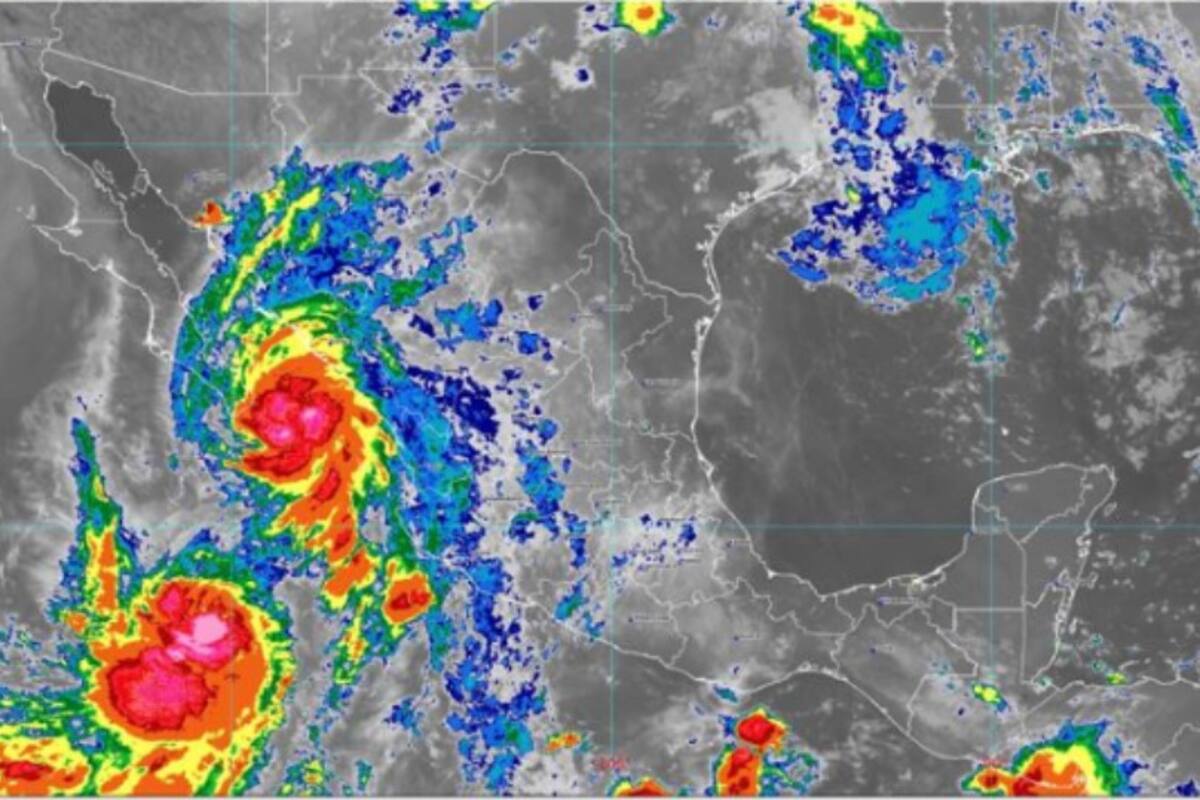 "Lorena" se vuelve convertir en huracán cerca de la península de Baja California