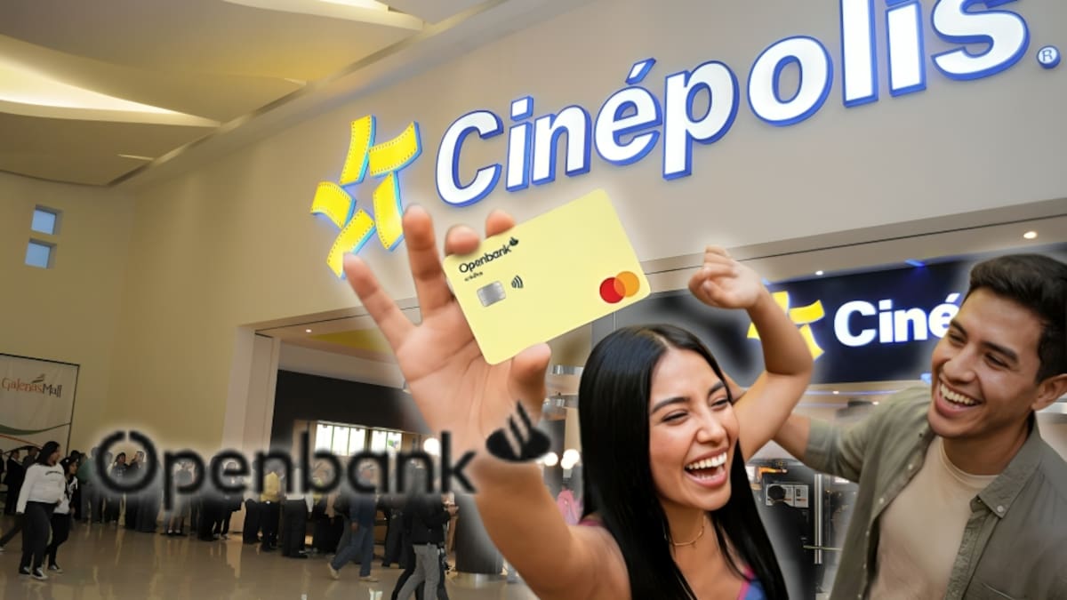 Cinépolis y Openbank lanzarán una tarjeta de crédito sin anualidad el 30 de julio con hasta 16% de cashback y 2x1 semanal para integrar a los jóvenes al sistema financiero; ¿cómo tramitarla?