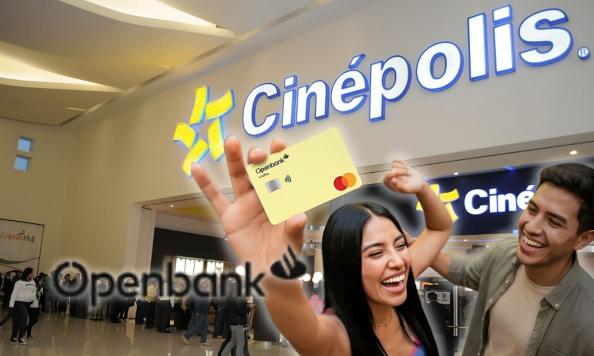 Una de las ventajas de la tarjeta de crédito de crédito de Cinépolis y Openbank es que no cobra anualidad. | Foto: Openbank/ Archivo GH