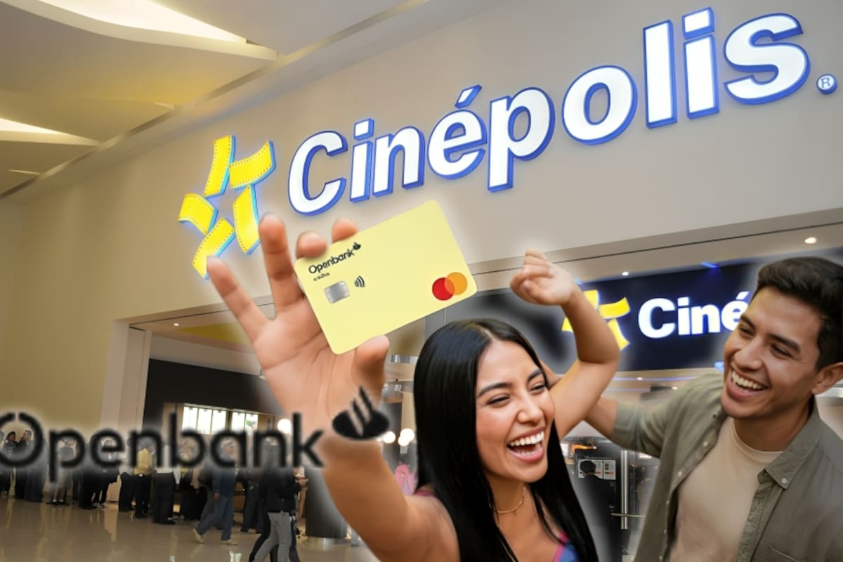 Cinépolis y Openbank lanzarán una tarjeta de crédito sin anualidad el 30 de julio con hasta 16% de cashback y 2x1 semanal para integrar a los jóvenes al sistema financiero; ¿cómo tramitarla?