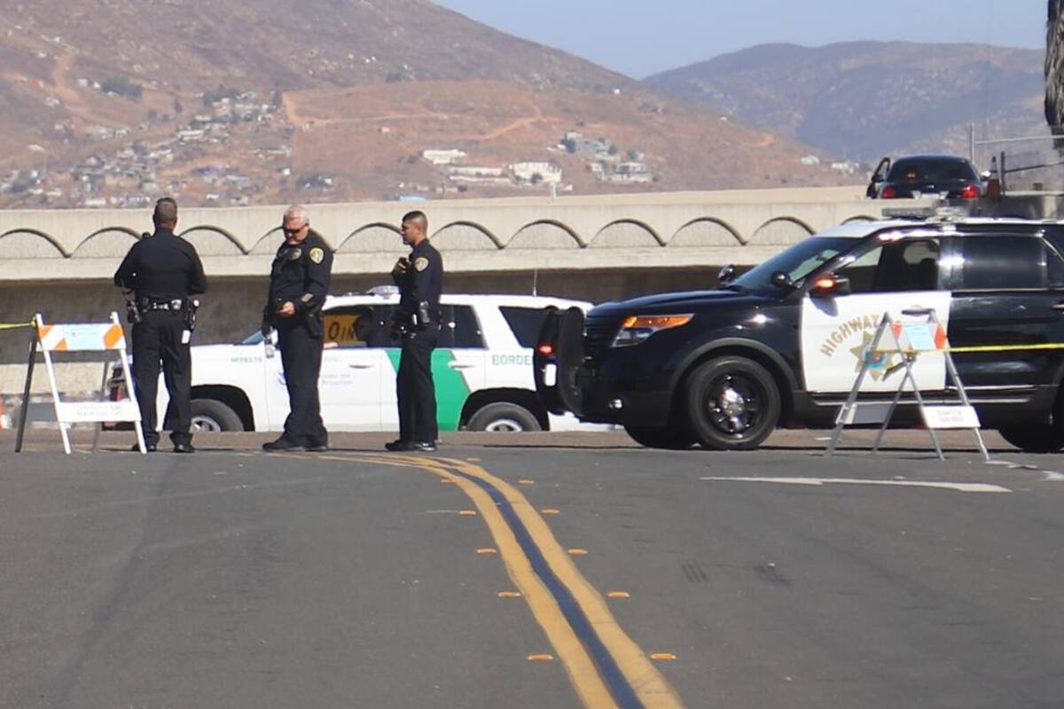Donald Trump visitó muro fronterizo cerca de Tijuana