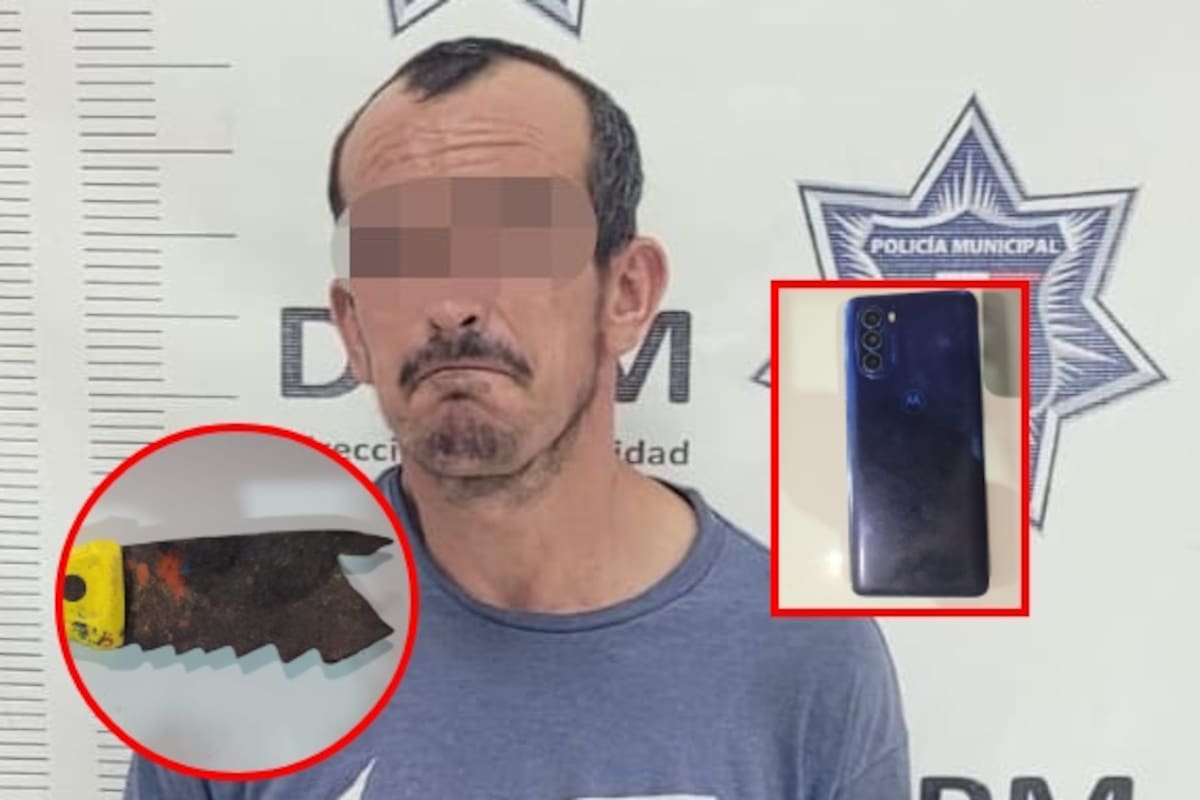 Detienen a hombre por robar a transeúnte en Zona Centro