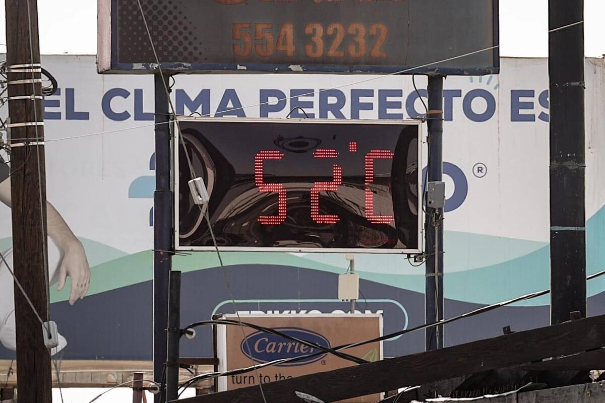 Clima Mexicali: Se rompe récord histórico de temperaturas máximas en el mes de julio