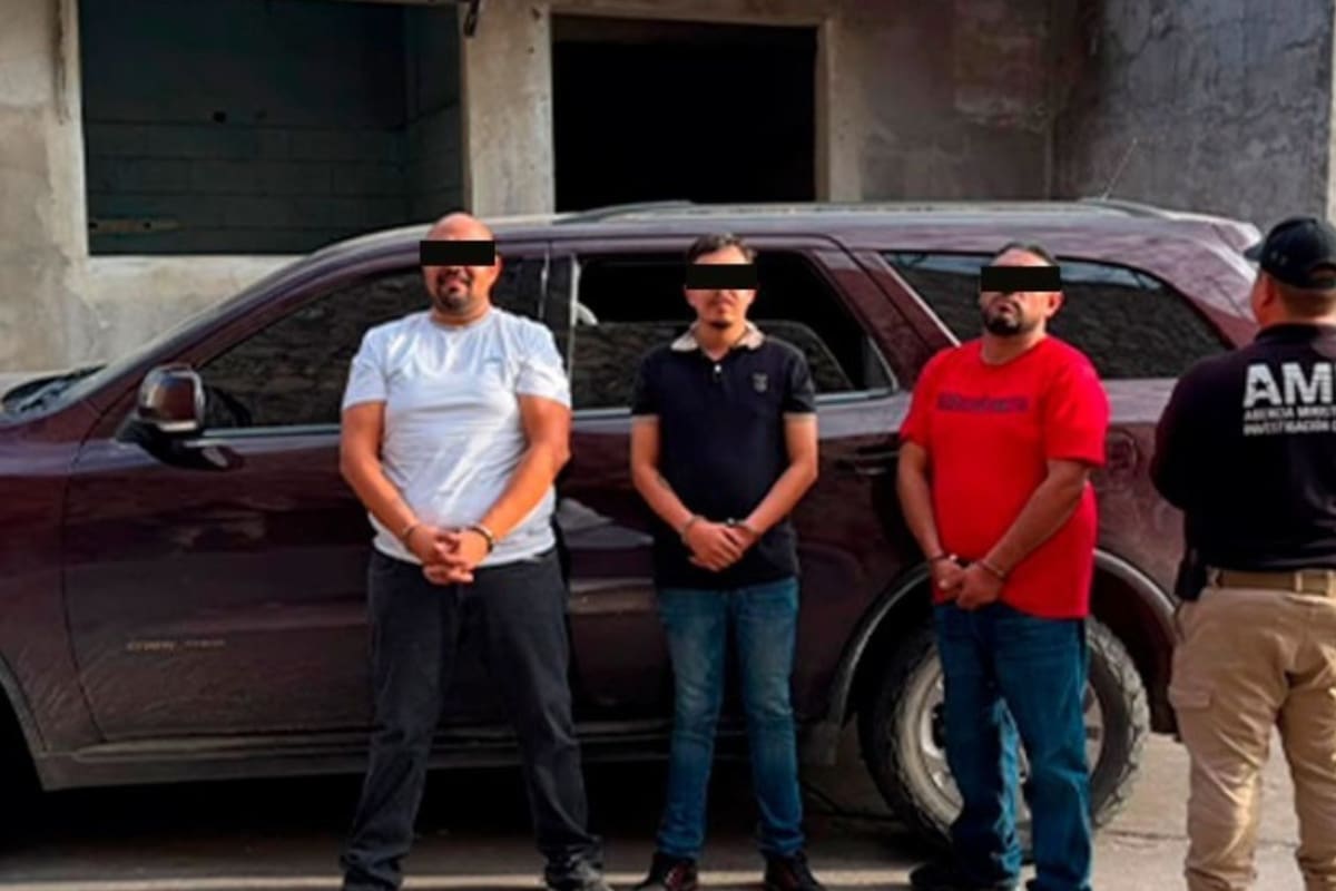 Detienen a 3 durante operativo de seguridad en Nogales y aseguran bolsa con mariguana