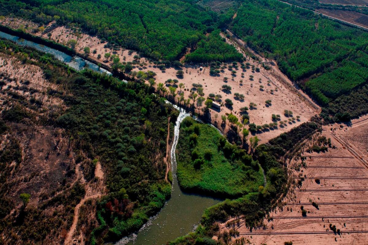 Río Colorado se reencuentra con el mar
