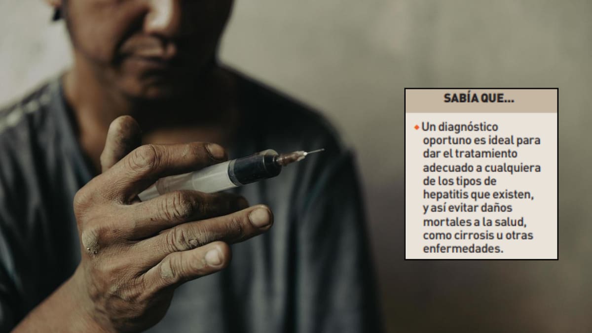 Señalan que al compartir inyecciones o jeringas se puede contraer la hepatitis ‘C’. Foto: vecteezy.com