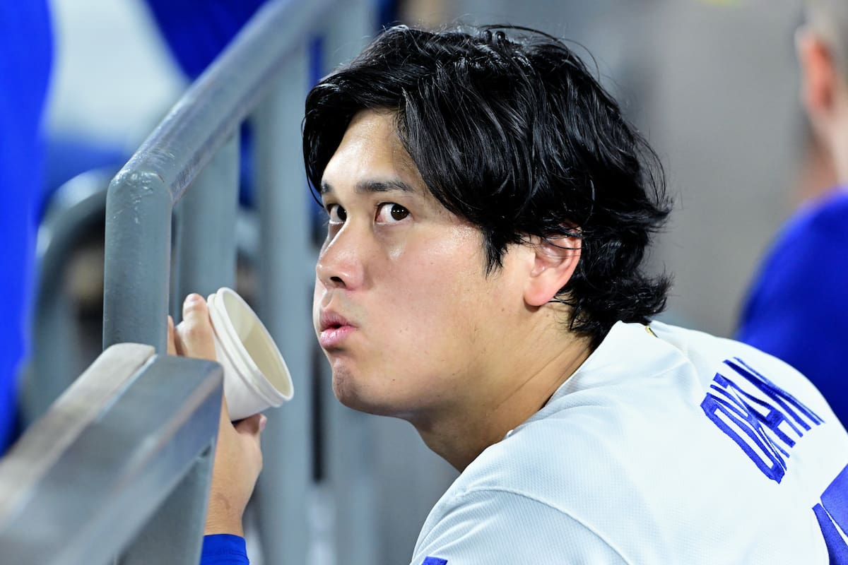 Shohei Ohtani de los Dodgers de Los Ángeles durante el juego contra los Marineros de Seattle, el martes 28 de julio de 2026, en Los Ángeles. (AP Foto/Wally Skalij)