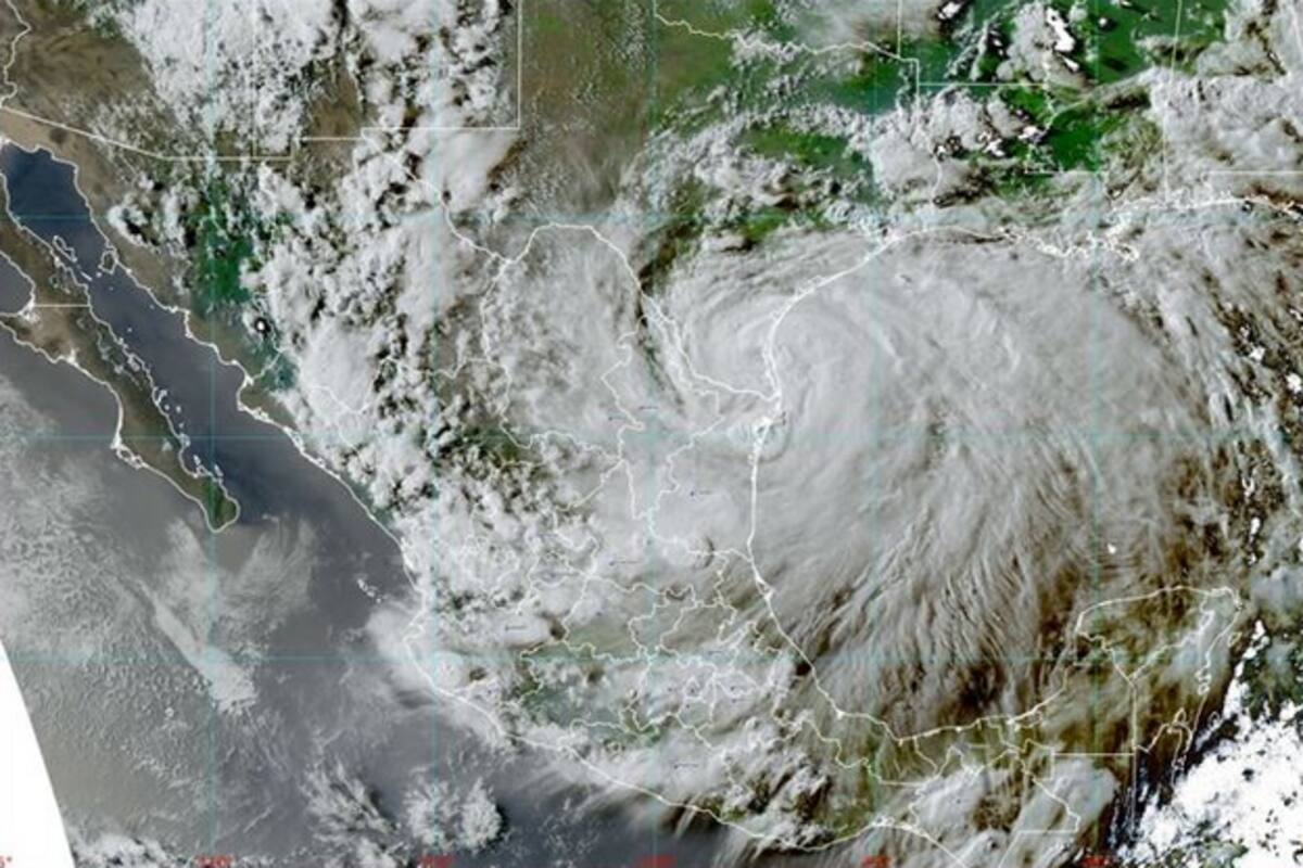 Hanna ocasionará lluvias de intensas a torrenciales en Coahuila, Nuevo León y Tamaulipas esta noche
