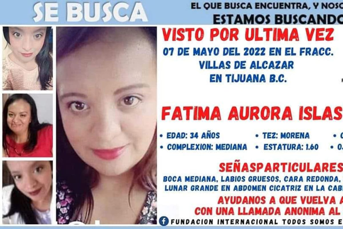 Fátima Islas desapareció desde hace dos meses en Tijuana