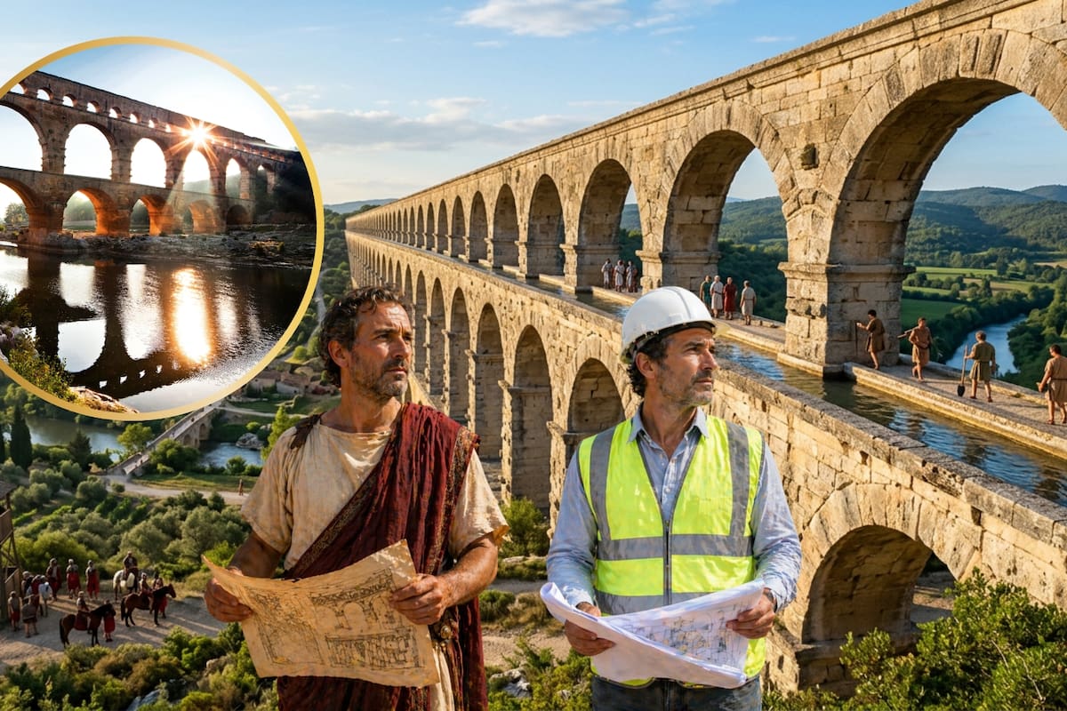Sin electricidad, sin bombas y sin software de cálculo, los romanos construyeron acueductos que abastecían con agua fresca a ciudades de un millón de personas y cuyo hormigón supera en calidad al que usamos hoy