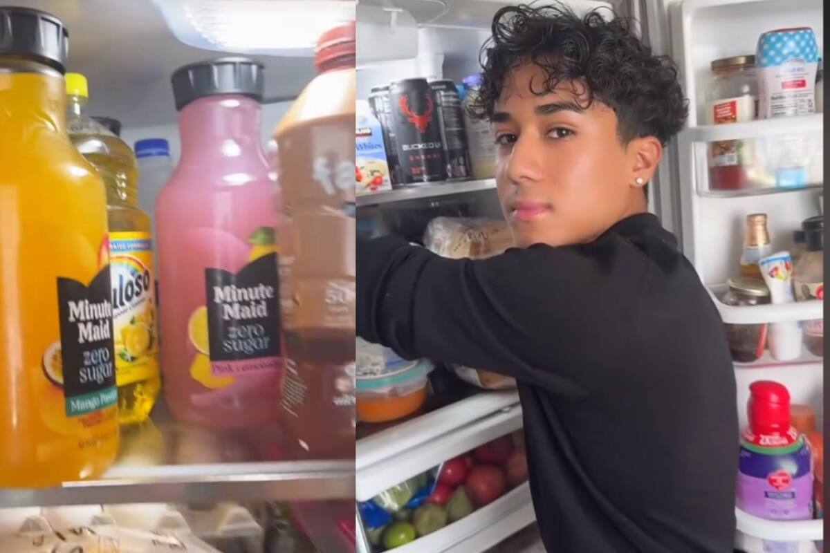 “Lo mandé a acomodar las cosas del mandado y miren: señora graba cómo su hijo acomodó el limpiador de piso y el pan en el refrigerador