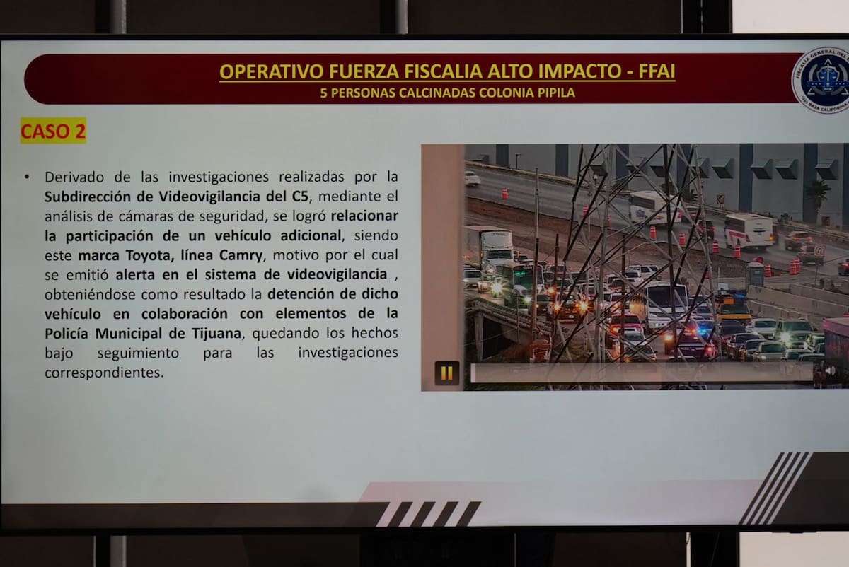 Con la información recabada se logró identificar un vehículo marca Toyota y se concretó la detención de tres personas presuntamente vinculadas con el caso. Foto: Leonardo González