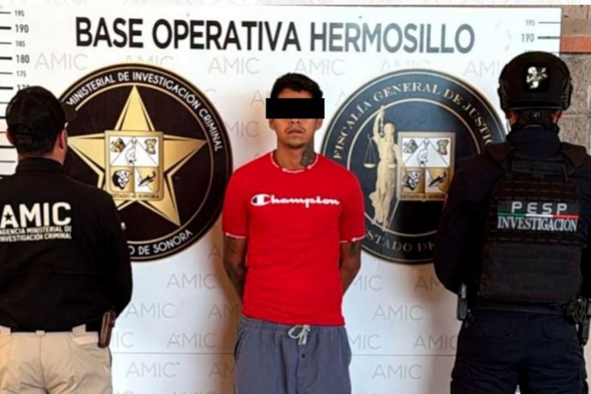 Capturan en Hermosillo a presunto implicado en ataque armado que dejó un muerto en SLRC