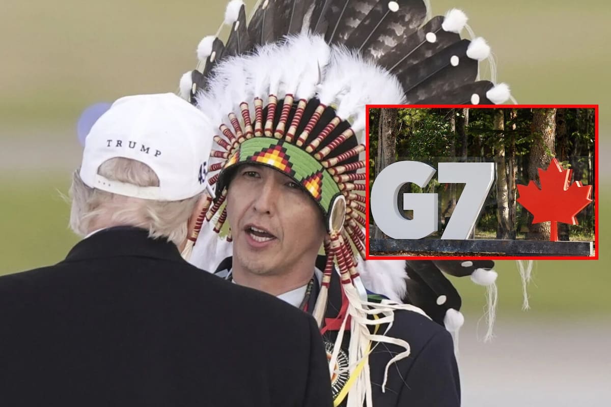 Líder tribal canadiense confiesa que estuvo a punto de evitar recibir a Trump en su llegada para el G7: Estaba “lleno de rabia” dice