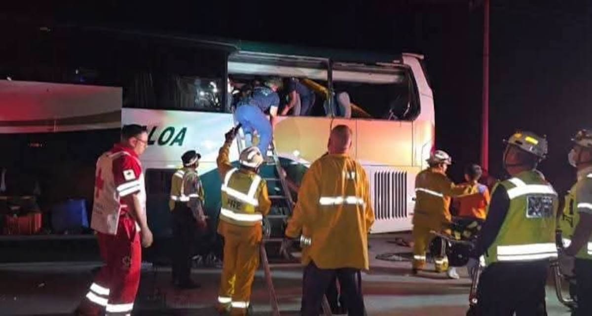 El accidente ocurrió en el kilómetro 194 de la carretera internacional, a la altura de Las Guásimas.