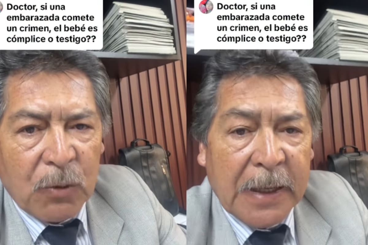 “Si una embarazada comete un crimen, ¿el bebé es cómplice o testigo?”: abogado responde y se vuelve viral