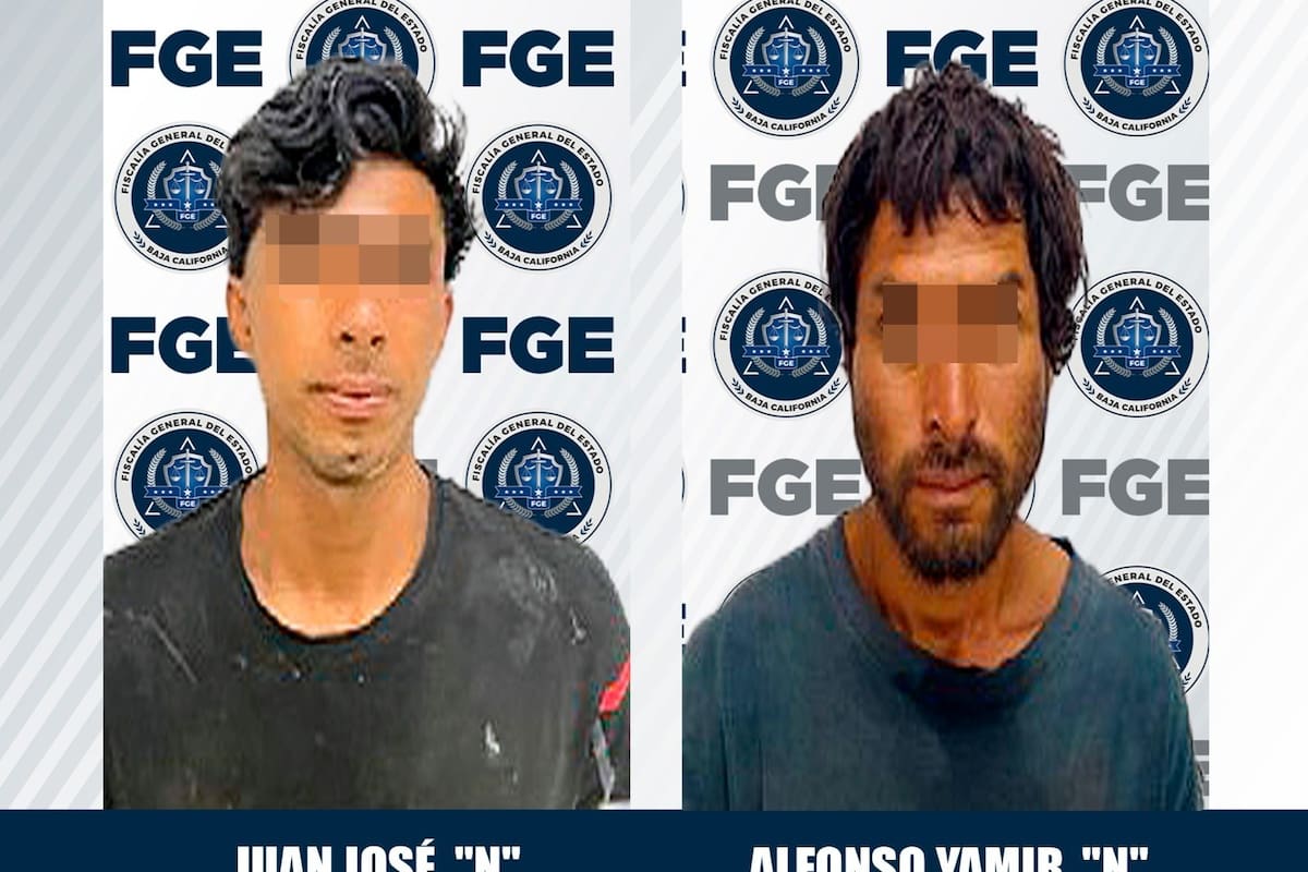 Prisión preventiva para dos sujetos acusados de robo y daños en el valle de Mexicali