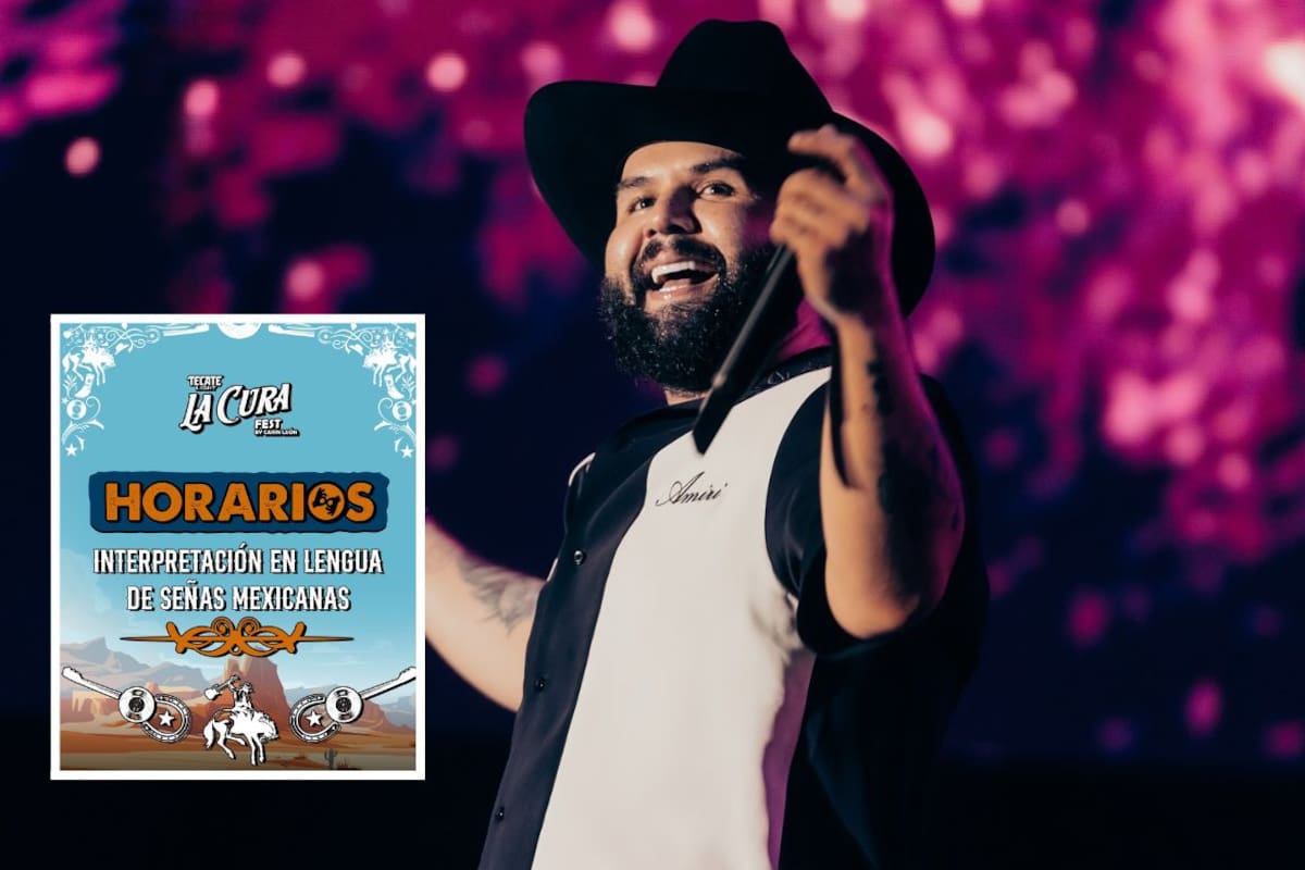Actos inclusivos en La Cura Fest: publican los horarios de las presentaciones que contarán con interpretación en Lengua de Señas Mexicana