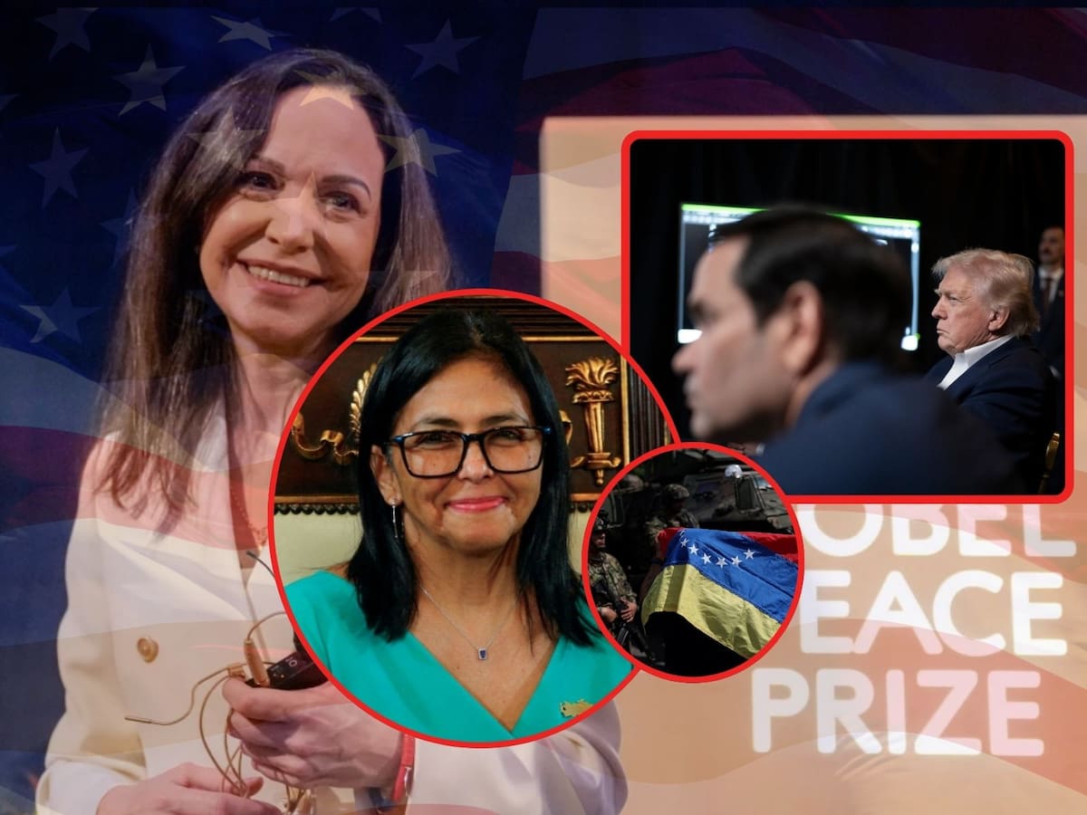 CIA y Marco Rubio frenaron el respaldo a María Corina Machado: Washington vio en Delcy Rodríguez una vía de estabilidad. | Crédito: REUTERS/AP