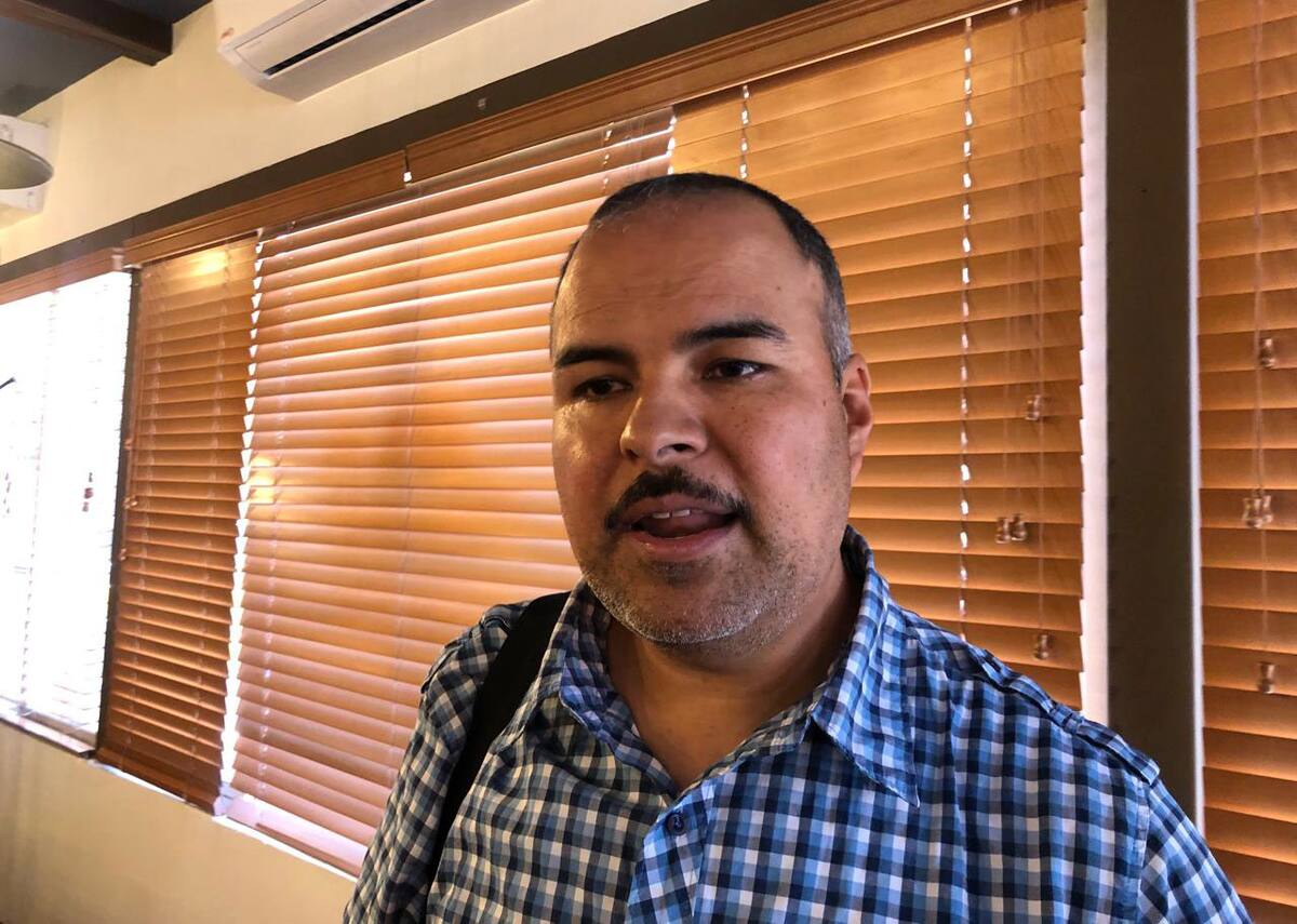 Eduardo García León, contralor social de las obras del Parque Abelardo L. Rodríguez.