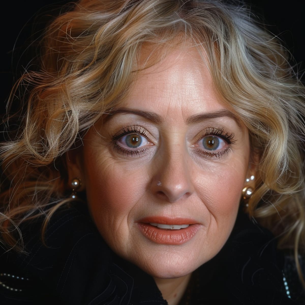 Andrea Legarreta a los 70 años: La inteligencia artificial de Midjourney la ve como una mujer hermosa y madura, con una piel cuidada que muestra la elegancia del tiempo.