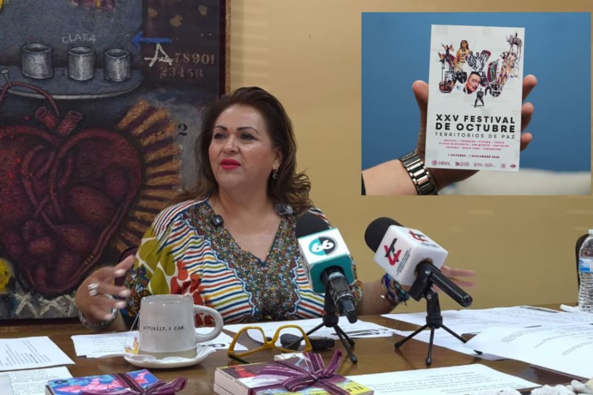 Cultura BC celebra los 25 años del Festival de Octubre que contempla 119 actividades y presencia internacional