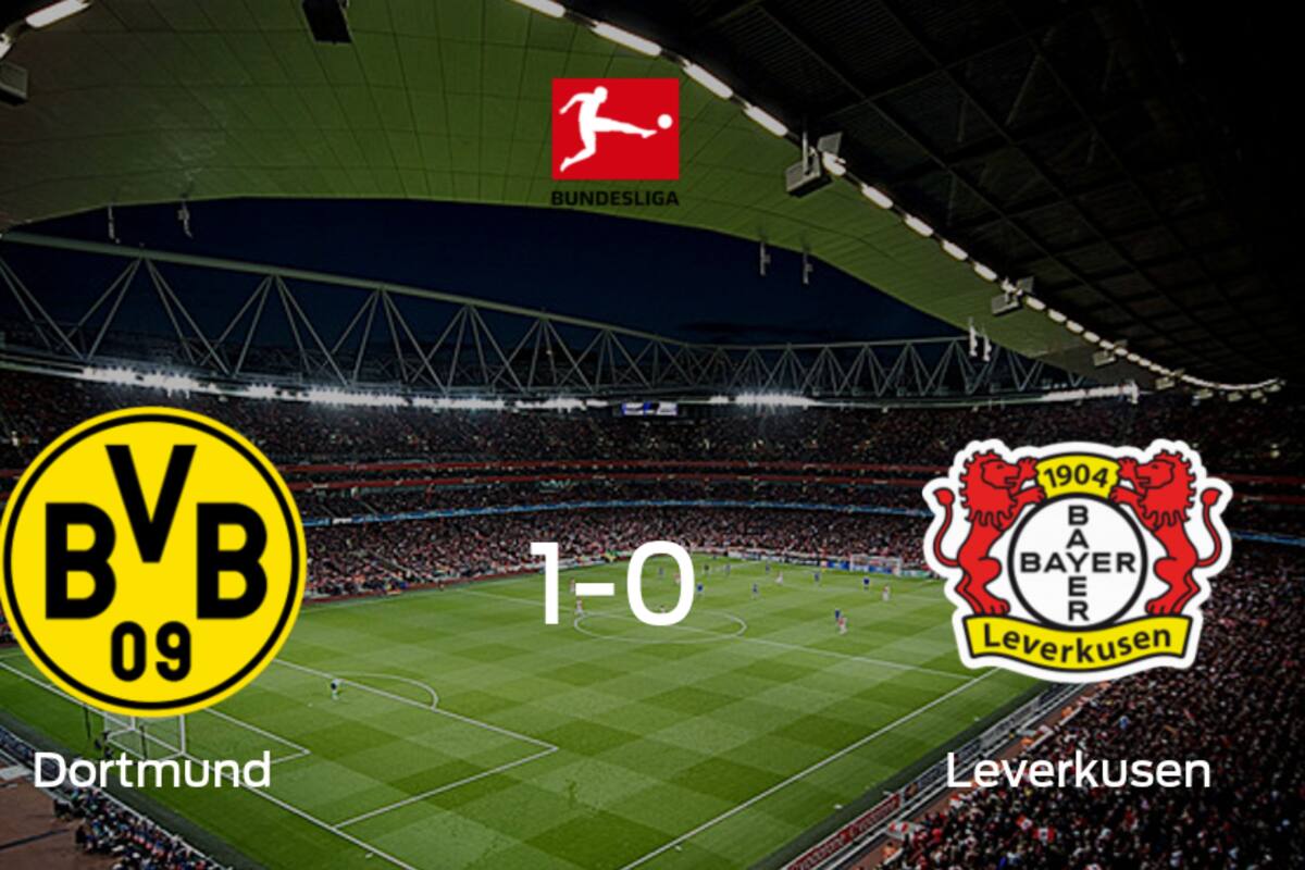 Borussia Dortmund vence 1-0 a Bayer Leverkusen y se lleva los tres puntos