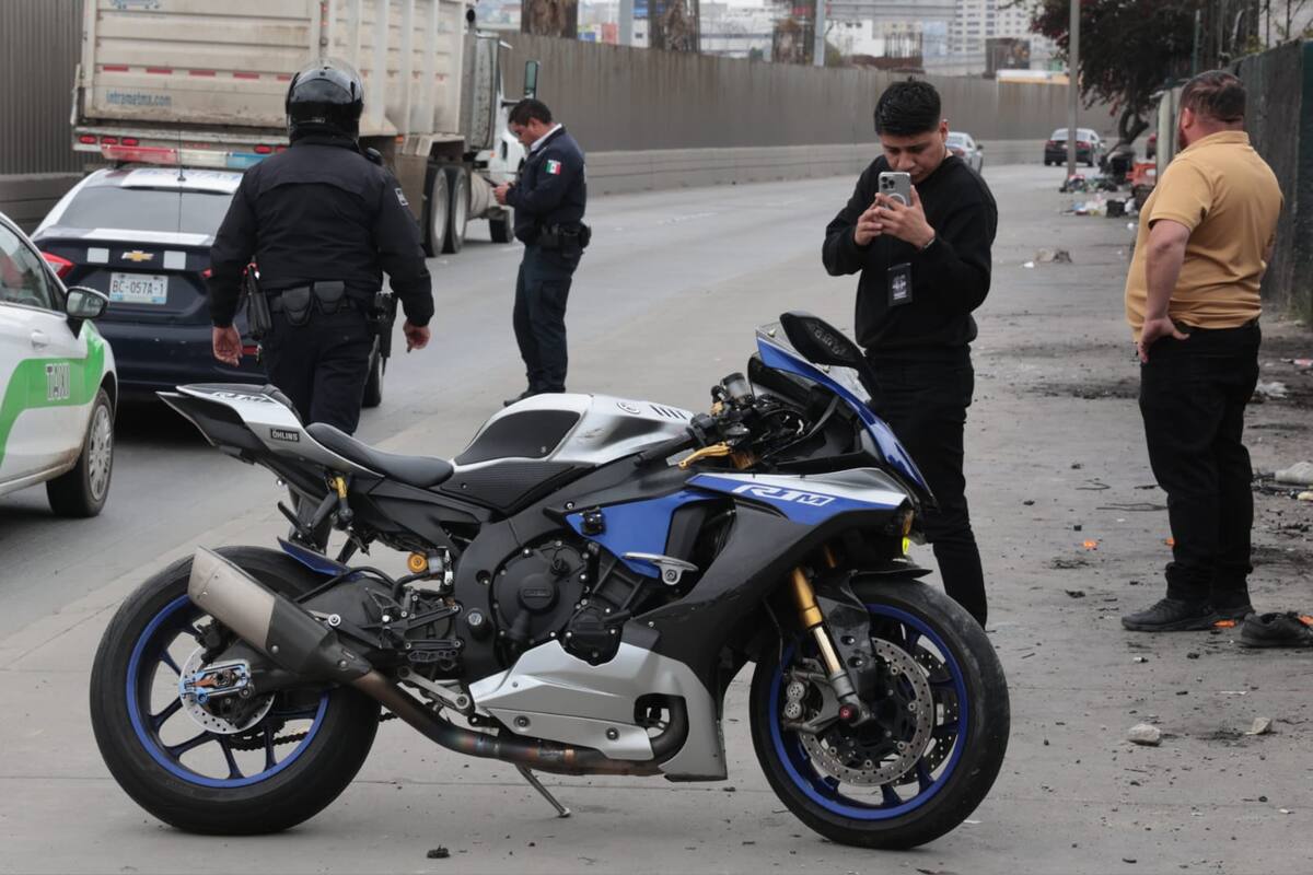Motociclista resulta lesionado tras accidente en avenida Internacional