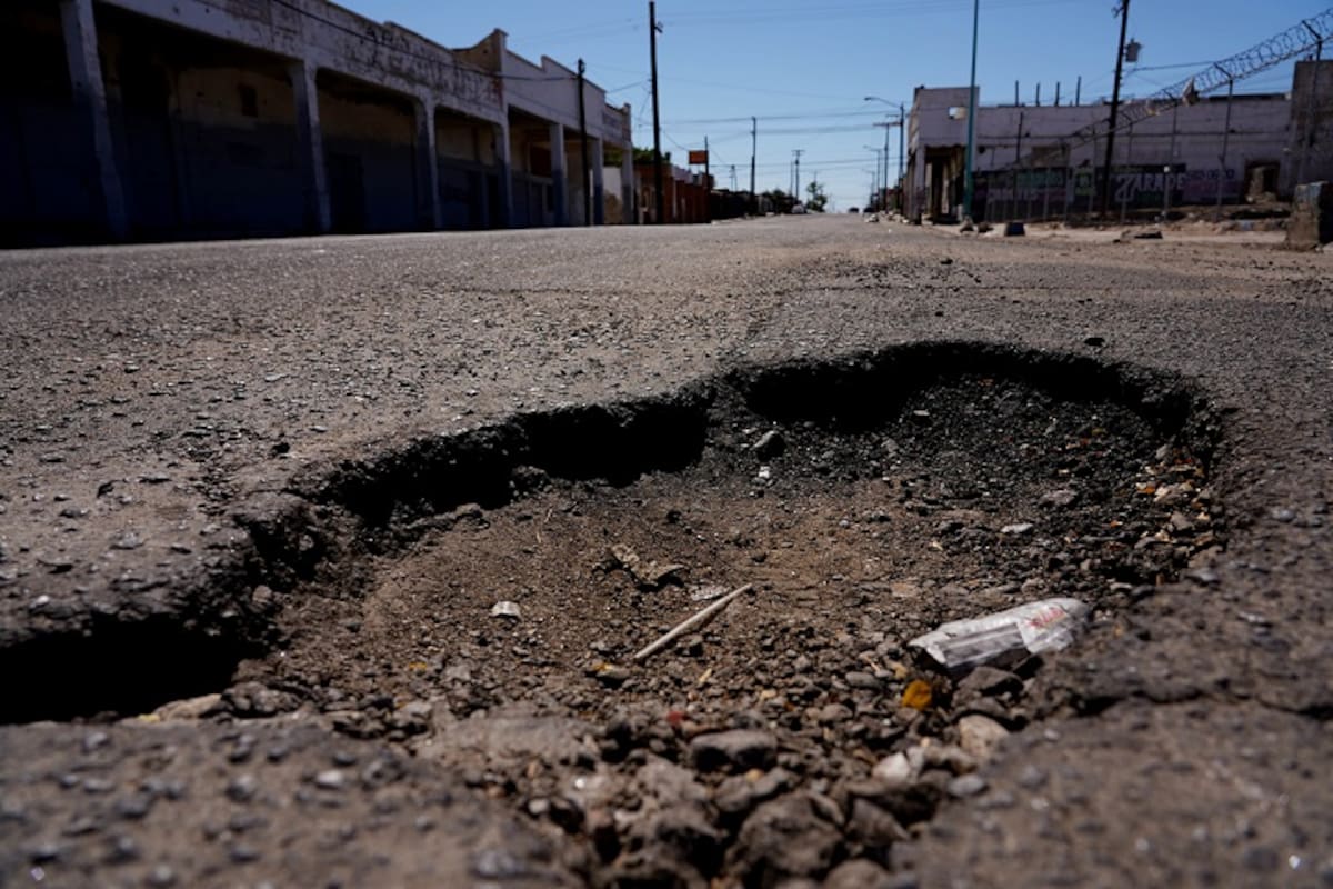 Presentan daños 50% de calles en Mexicali