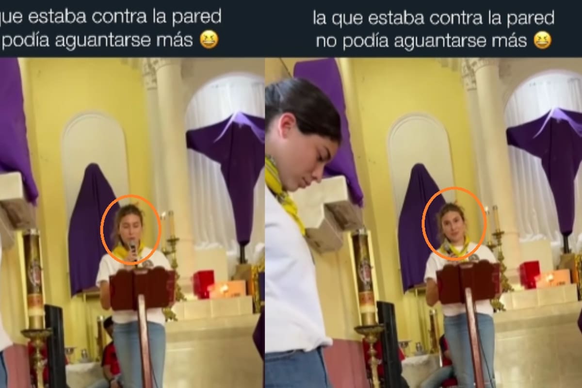 “Niñas, por favor”: Joven provoca risas en misa al proclamar el Salmo Responsorial y pedir que se detengan
